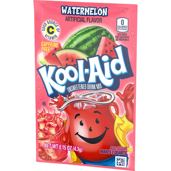 Kool-Aid Unsweetened Watermelon Artificially Flavored Powdered Soft Drink Mix