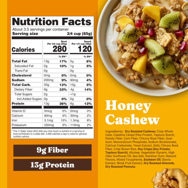 Catalina Crunch Granola, Protein, Honey Cashew