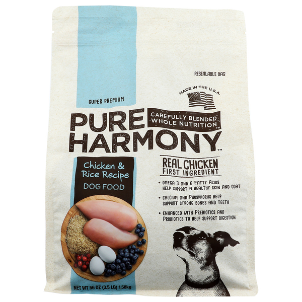 Pure Harmony Super Premium Chicken & Rice Recipe Dog Food