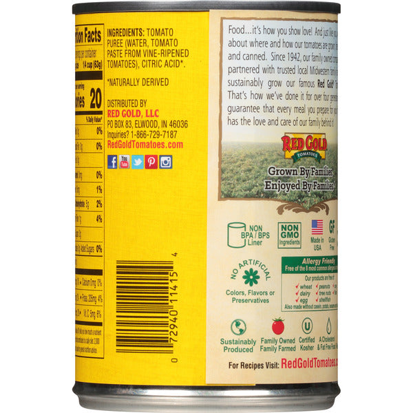 Red Gold Tomato Puree