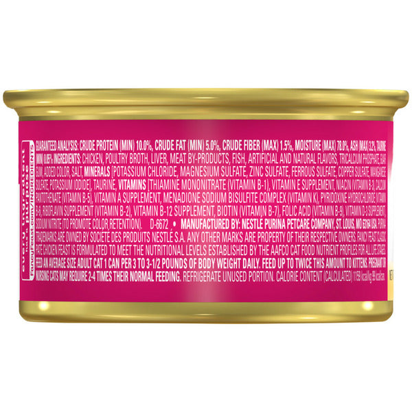 Purina Fancy Feast Chicken Feast Classic Grain Free Wet Cat Food Pate