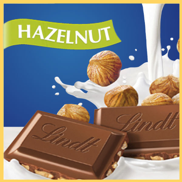 Lindt Classic Recipe Hazelnut Milk Chocolate Candy Bar