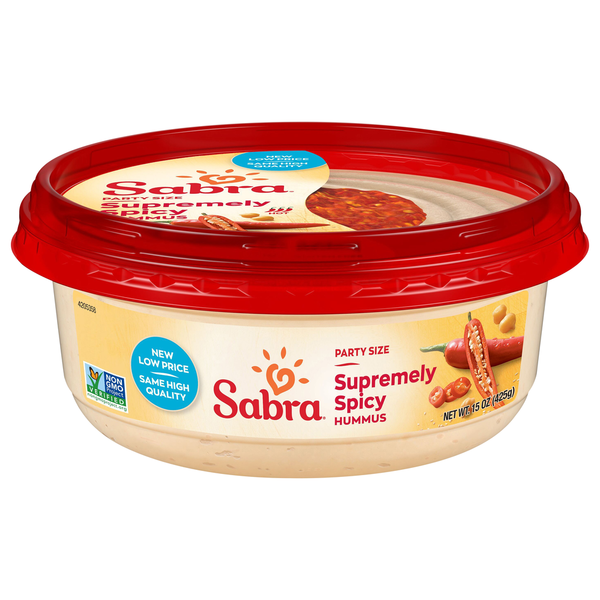 Sabra Supremely Spicy Hummus Party Size