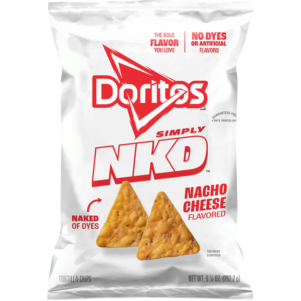 Doritos Simply NKD Nacho Cheese Flavored Tortilla Chips