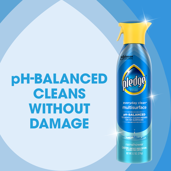 Pledge® Everyday Clean Multisurface Cleaner Aerosol, Rainshower Scent