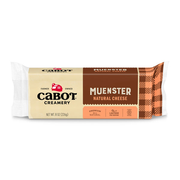 Cabot Muenster Cheese Block, 8 oz