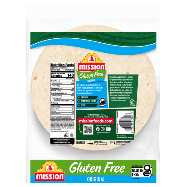 Mission Gluten Free Soft Taco Tortillas