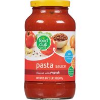 Food Club Pasta Sauce Flavored with Meat️