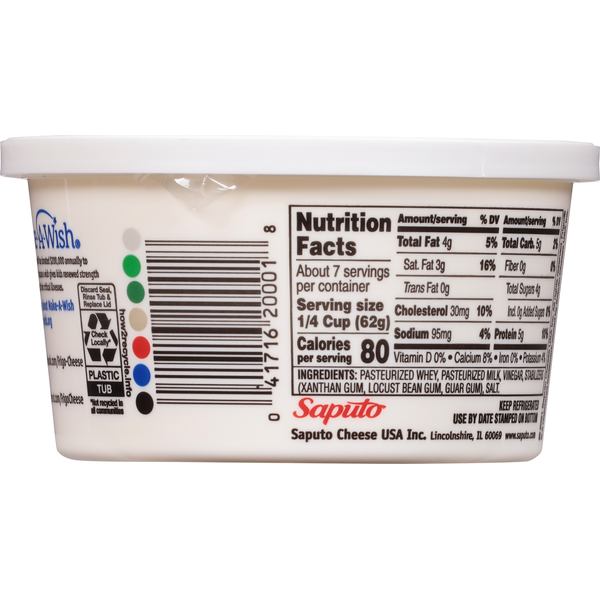 Frigo Ricotta Cheese, Part-Skim