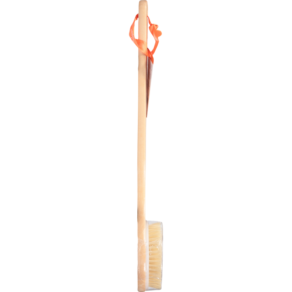 Cleanlogic Body Care Bath and Body Wooden Handle Bristle Bath Brush