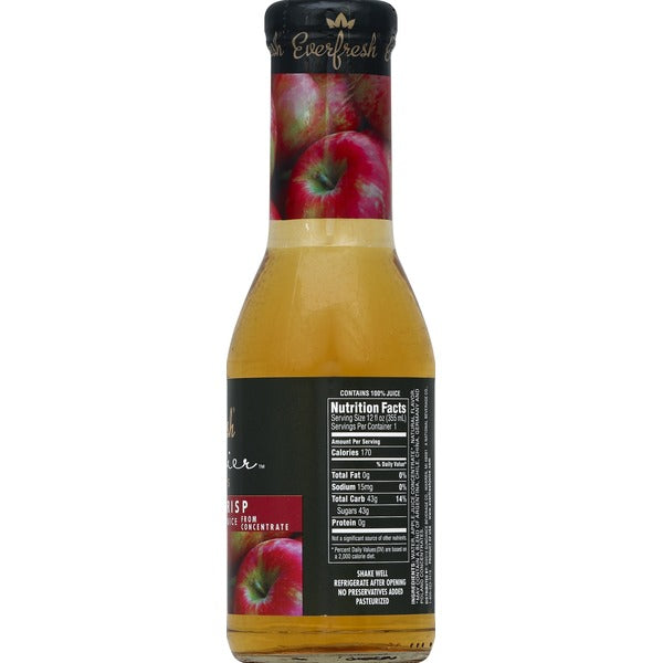 Everfresh Juice Co. 100% Juice, Apple, Honey Crisp