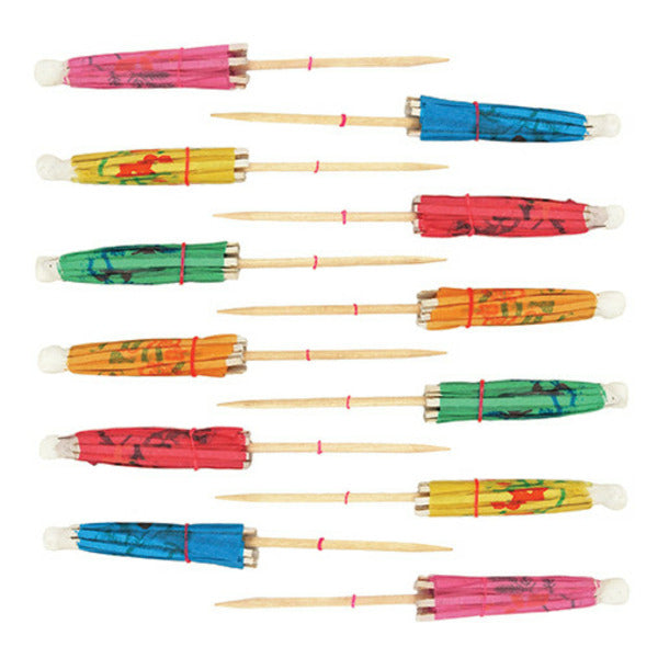 True Umbrella Appetizer Picks, Set of 12