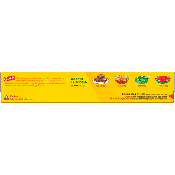 Glad Cling ‘N Seal Plastic Food Wrap, 200 sq ft