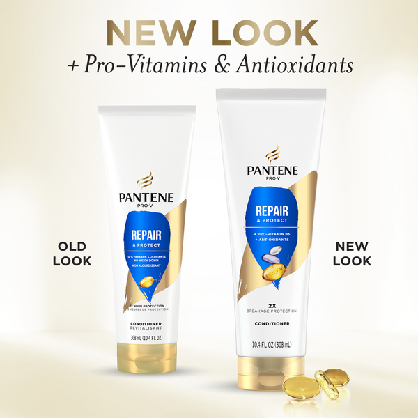 Pantene Conditioner, Repair and Protect for Damaged Hair, Color Safe