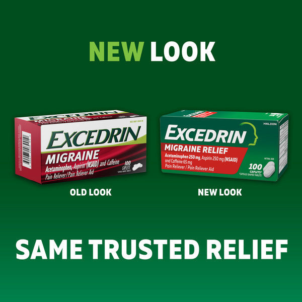 Excedrin Migraine Pain Relief Caplets