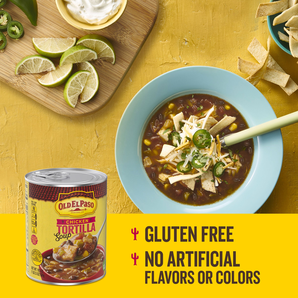 Old El Paso Chicken Tortilla Ready to Serve Canned Soup