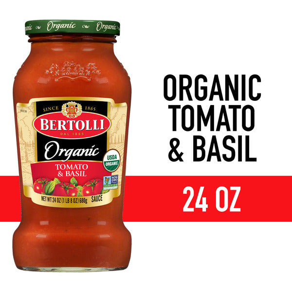 Bertolli Organic Tomato & Basil Sauce