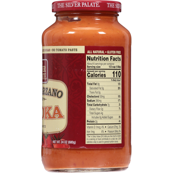 The Silver Palate San Marzano Vodka Pasta Sauce