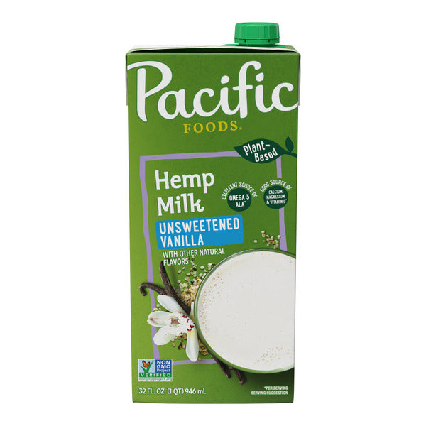 Pacific Foods Unsweetened Vanilla Hemp Milk