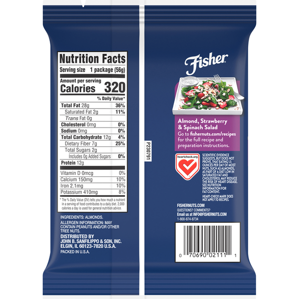 Fisher Natural Sliced Almonds