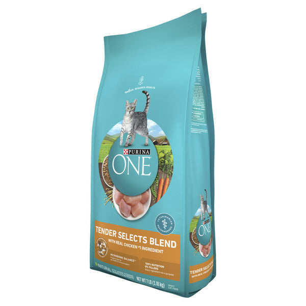 Purina ONE Natural Dry Cat Food, Tender Selects Blend With Real Chicken