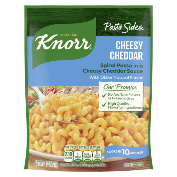 Knorr Pasta Sides Cheesy Cheddar Rotini
