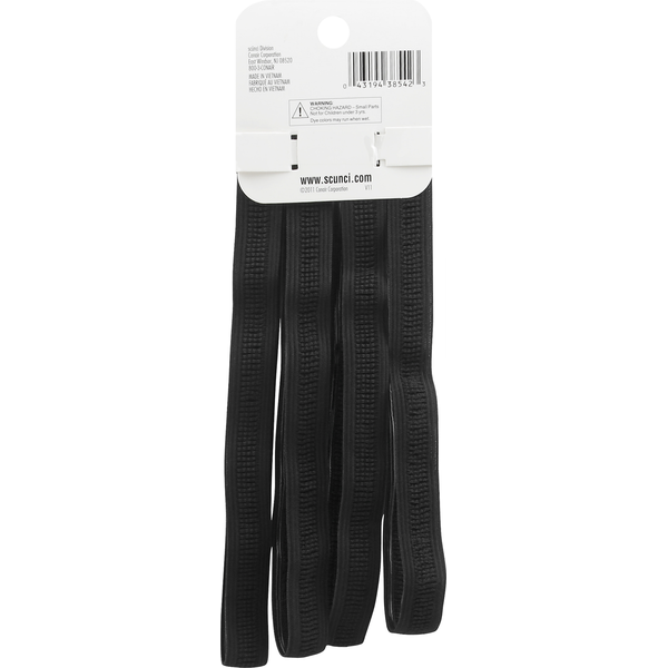 scünci Headbands, Black