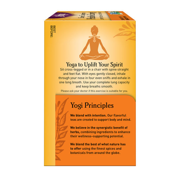 Yogi Tea Black Tea, Sweet Tangerine Positive Energy Tea, Contains Caffeine