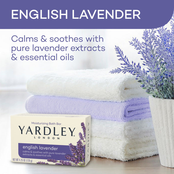 Yardley London English Lavender Moisturizing Bath Bar