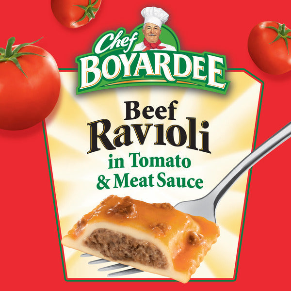 Chef Boyardee Beef Ravioli in Pasta Sauce, Ready-to-Eat Meal
