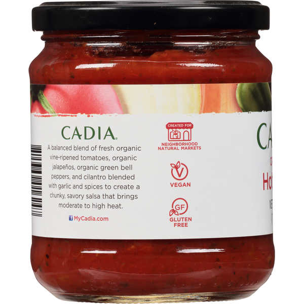 CADIA Salsa, Organic, Hot