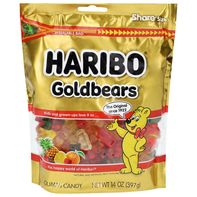 HARIBO Goldbears Gummi Candy Share Size