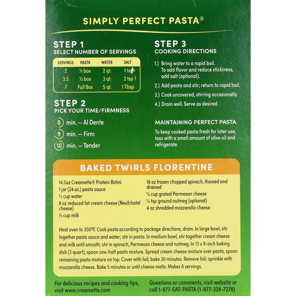 Creamette Protein Rotini Pasta