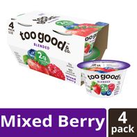 Too Good & Co. Mixed Berry Flavored Greek Yogurt C...
️