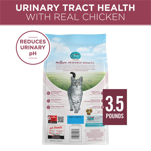 Purina ONE High Protein Dry Cat Food, +Plus Urinary Tract Health Formula