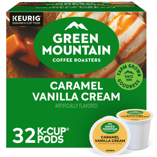 Green Mountain Coffee Roasters Caramel Vanilla Cream K-Cup Pods