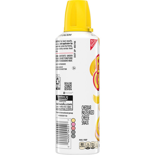 Easy Cheese Cheddar Cheese Snack 8 oz