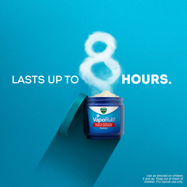 Vicks Vaporub Original Cough Suppressant Topical Analgesic