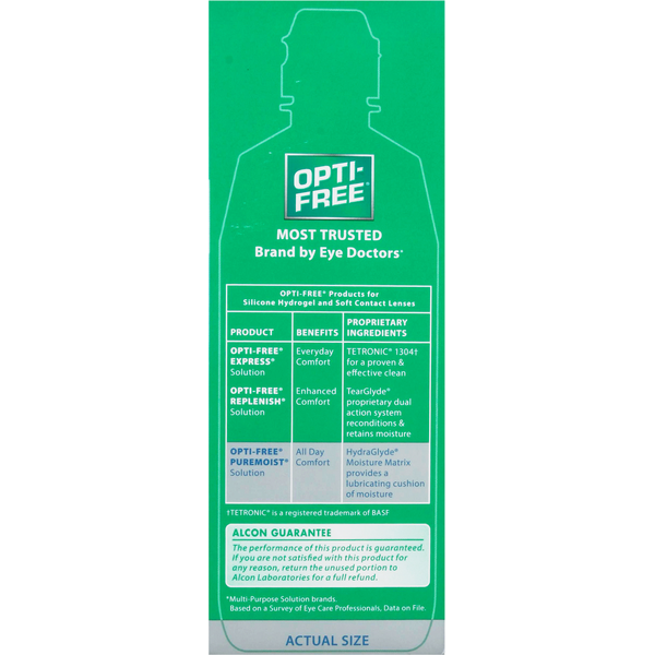 OPTI-FREE Disinfection Solution, Multi-Purpose