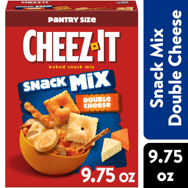 Cheez-It Double Cheese Snack Mix, Lunch Snacks, 9.75 oz