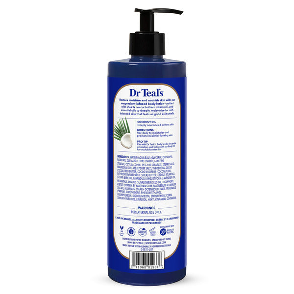 Dr Teal’s Body Lotion, with Coconut Oil & Essential Oils