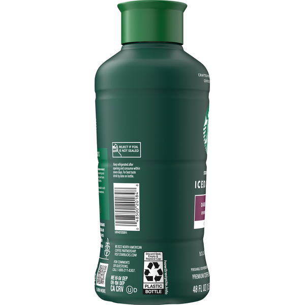 Starbucks Unsweetened Dark Roast Black Iced Coffee
