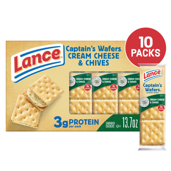 Lance Cream Cheese and Chives Sandwich Crackers