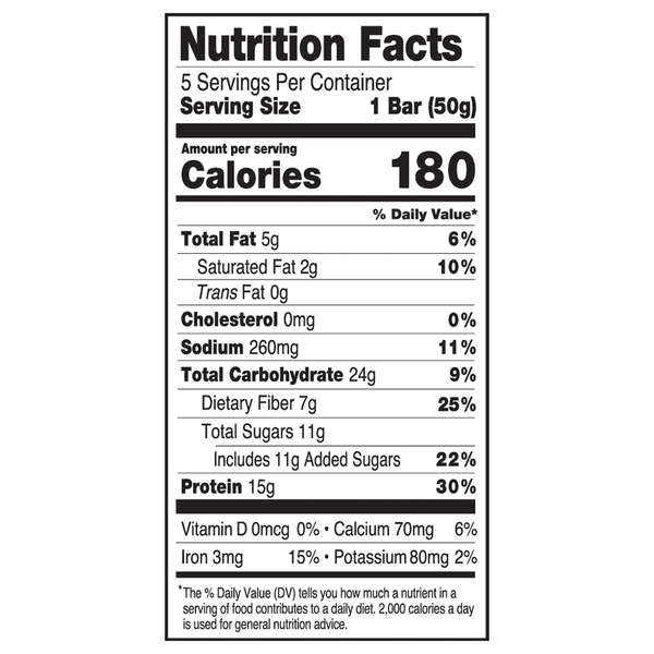 Ready Clean Chocolate Chip Flavored Protein Bar