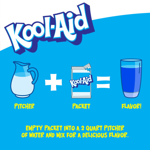Kool-Aid Unsweetened Blue Raspberry Lemonade Powdered Soft Drink Mix