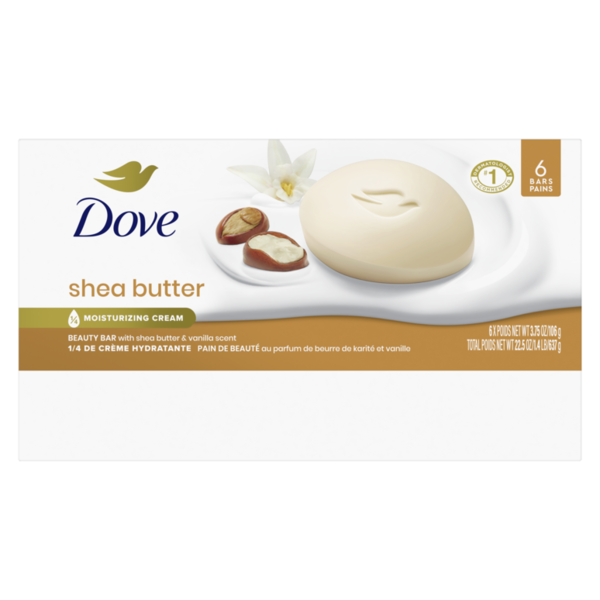 Dove Beauty Bar Soap Shea Butter