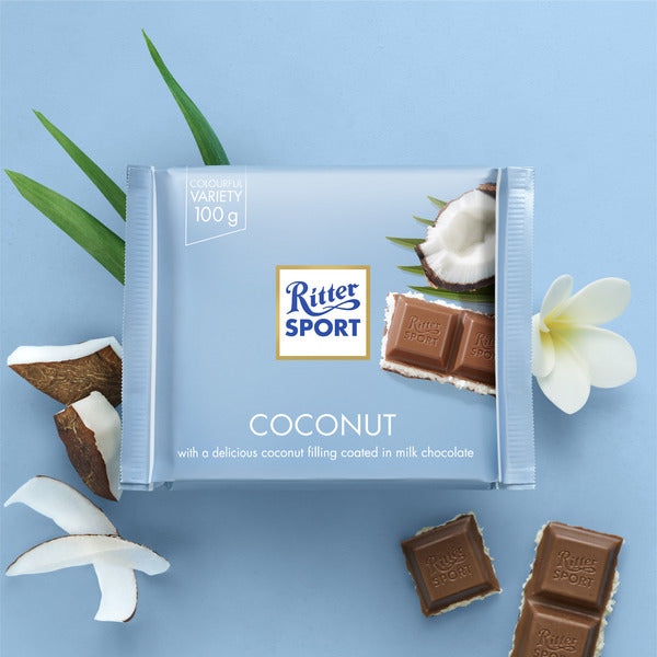 Ritter Sport Milk Chocolate with Coconut Creme