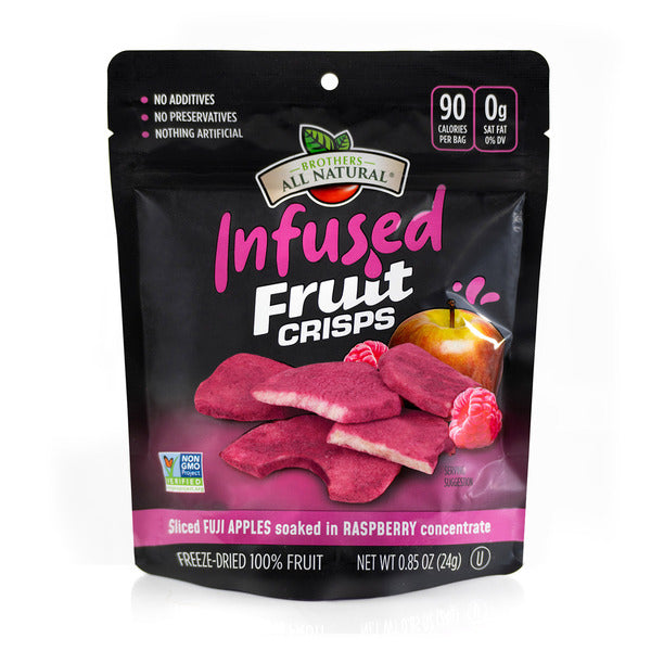 Brothers All Natural Infused Fruit Crisps Infused Raspberry Fruit Crisps