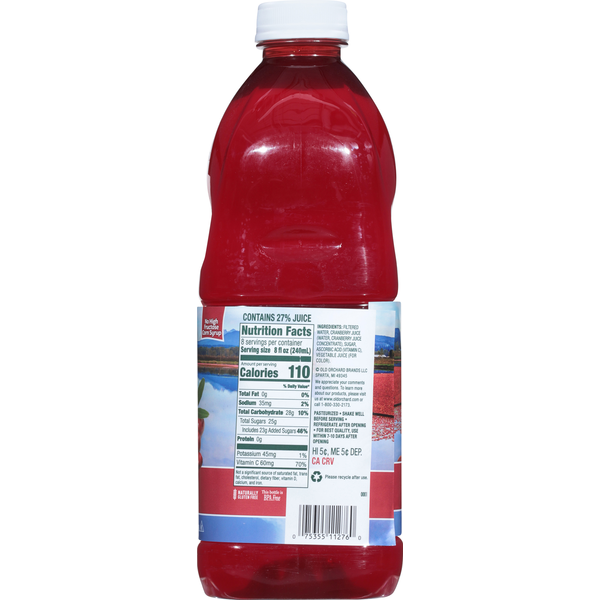 Old Orchard Juice Cocktail, Cranberry
