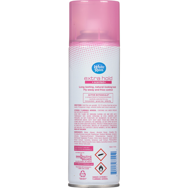 White Rain Hair Spray, Extra Hold, Scented